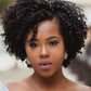 Women's Short Curly Hair Is Divided Into Synthetic Wigs