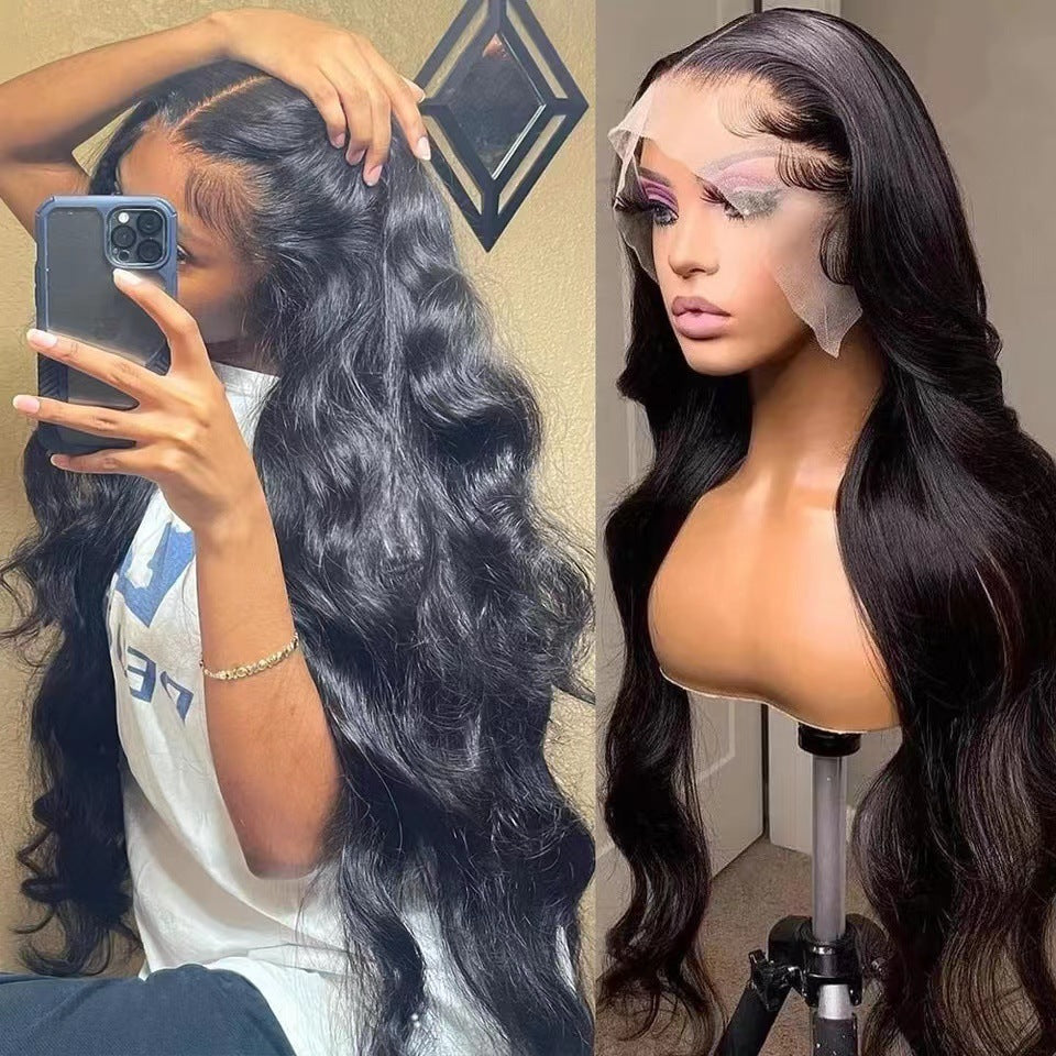 Womens Piano-Color Long Curly Hair Wigs With Big Waves In Synthetic Fiber