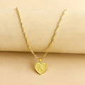 26 English Initial Letter Pendant Necklaces For Women