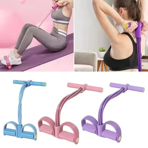 Foot Pedal Tension Bands Home Gym Resistance Bands