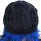 European And American Short Bangs Synthetic Wigs Mixed Color