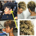Women's Simple Rolls Short Synthetic Wigs