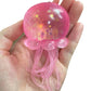 Jellyfish Maltose Squishy Toy Soft Squeeze Cute Jelly Fish Anti Stress Relief Relax Fidget Ball Fun Toy for Friends Gifts