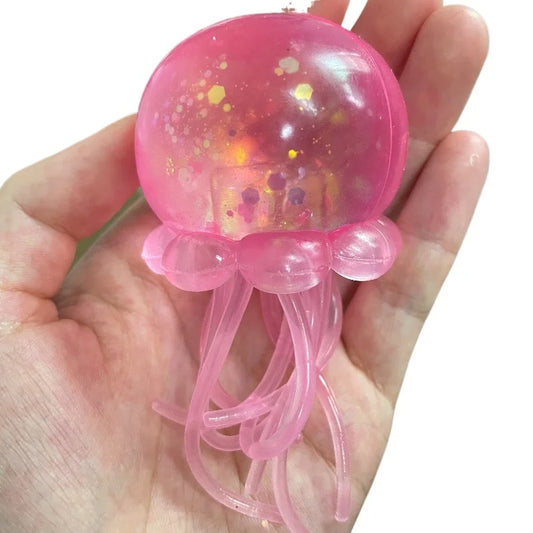 Jellyfish Maltose Squishy Toy Soft Squeeze Cute Jelly Fish Anti Stress Relief Relax Fidget Ball Fun Toy for Friends Gifts
